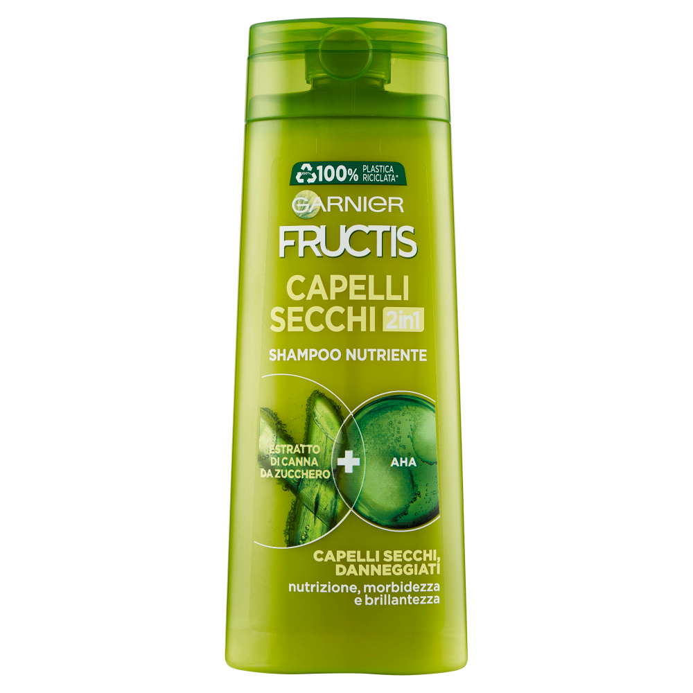 Garnier Shampoo Fructis Capelli Secchi & Sciupati 2in1, Capelli Nutriti