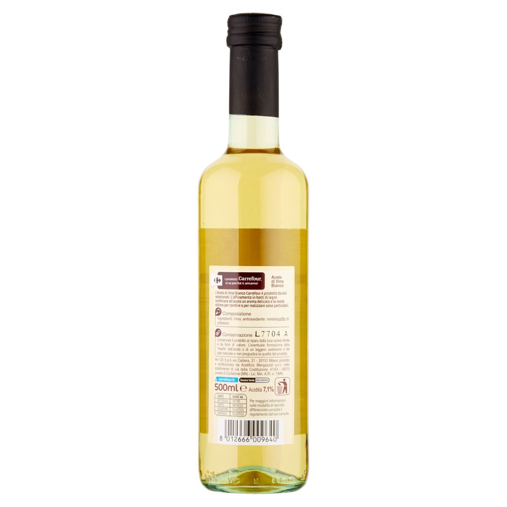 Carrefour Aceto di vino bianco 500 ml