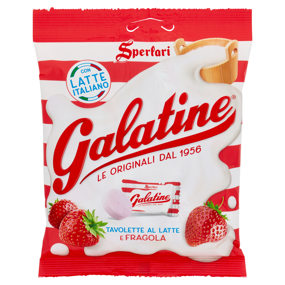 Galatine Tavolette al Latte e Fragola 115 g