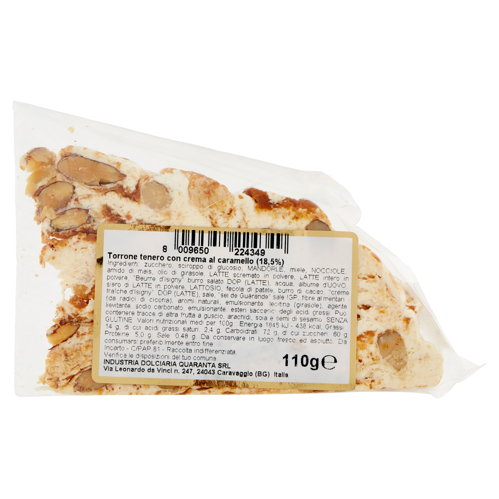 Quaranta Torrone tenero con crema al caramello 110 g