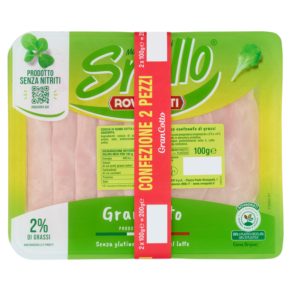 Rovagnati Snello GranCotto 2 x 100 g