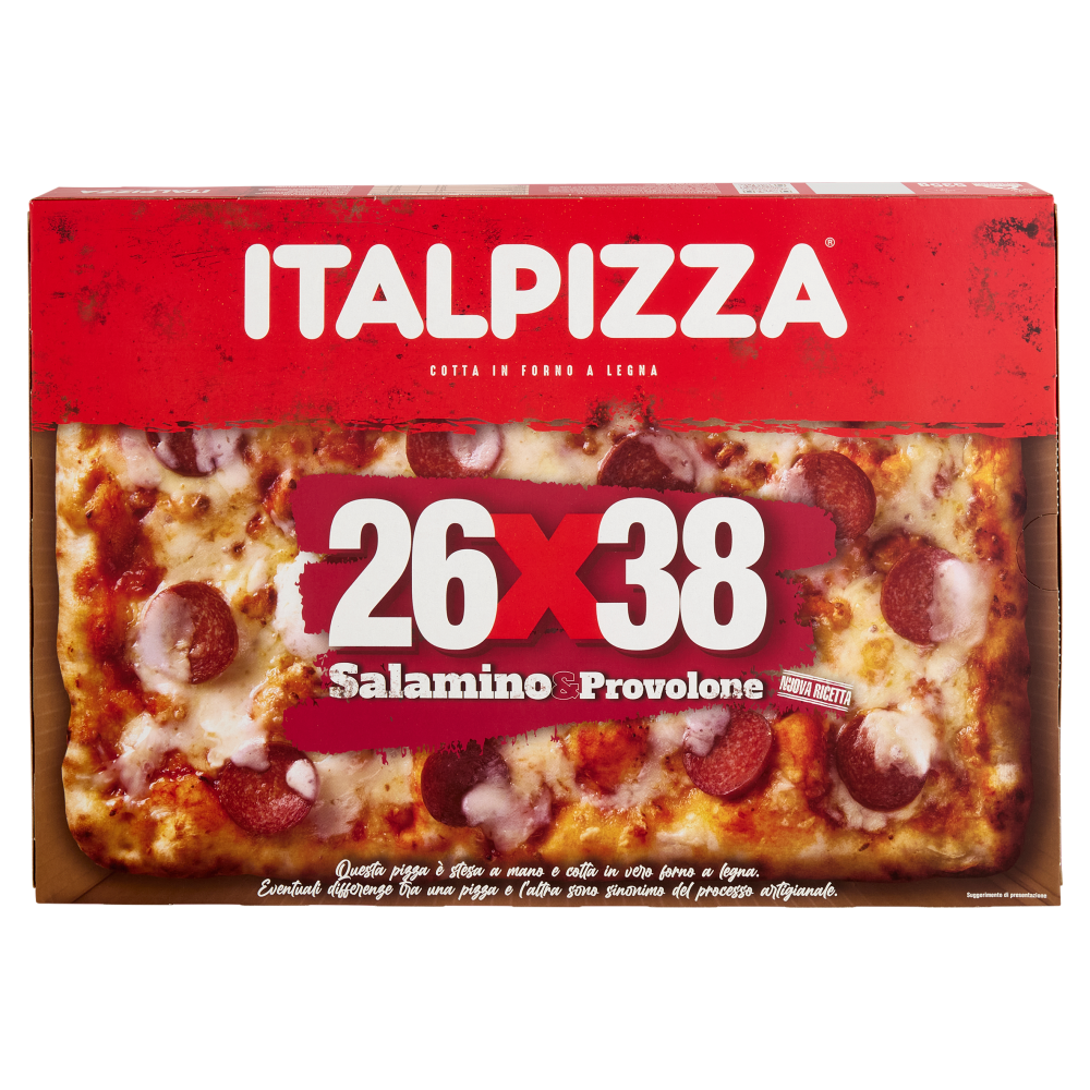 Italpizza 26x38 Salamino&Provolone 535 g