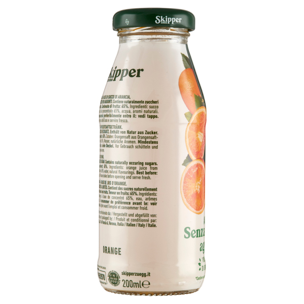 Zuegg Skipper Arancia Senza zuccheri aggiunti* 200 ml
