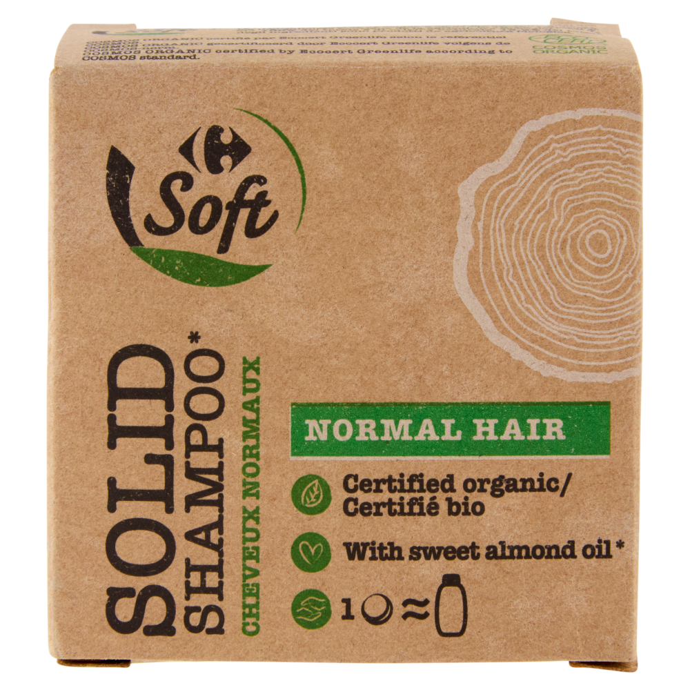 Carrefour Soft Solid Shampoo* Normal Hair 75 g