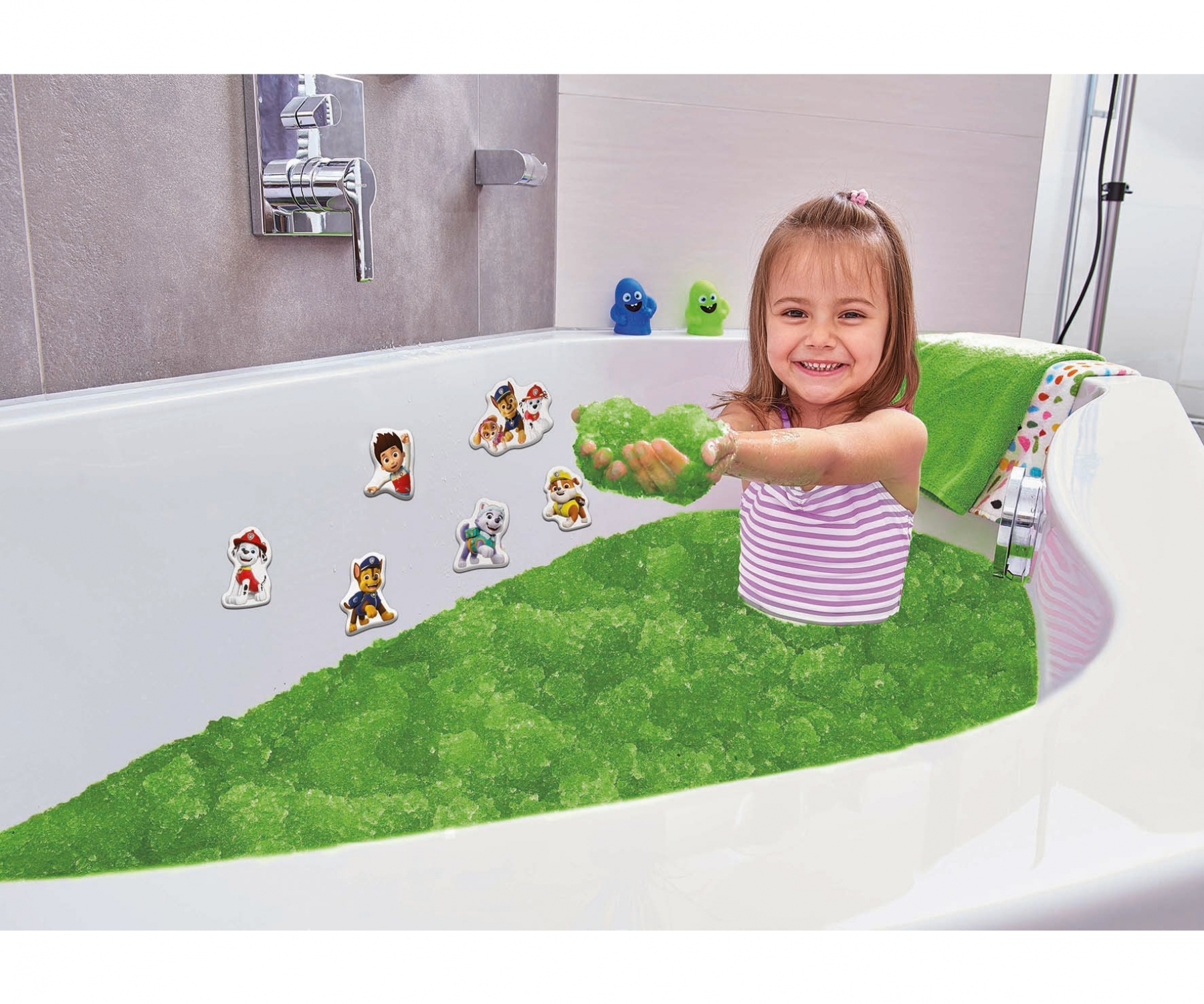 Simba Toys Glibbi Paw Patrol Adesivo per vasca Multicolore