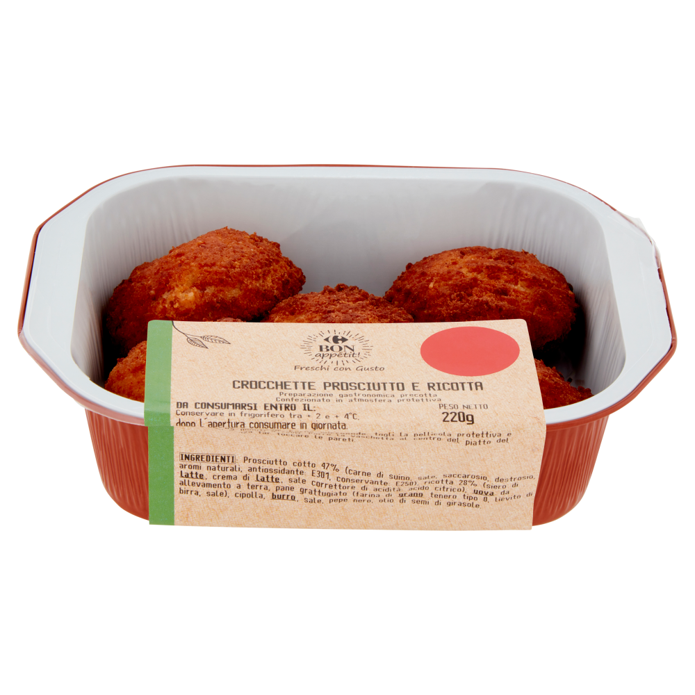 Carrefour Bon appétit! Crocchette Prosciutto e Ricotta 220 g
