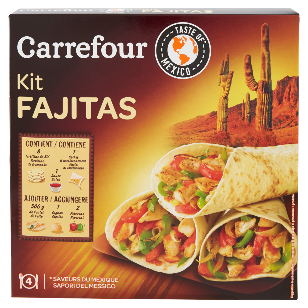 Carrefour Kit Fajitas 505 g