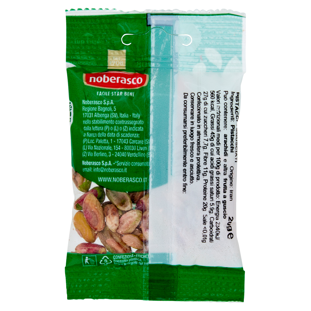 noberasco € 0,99 Pistacchi Sgusciati 20 g