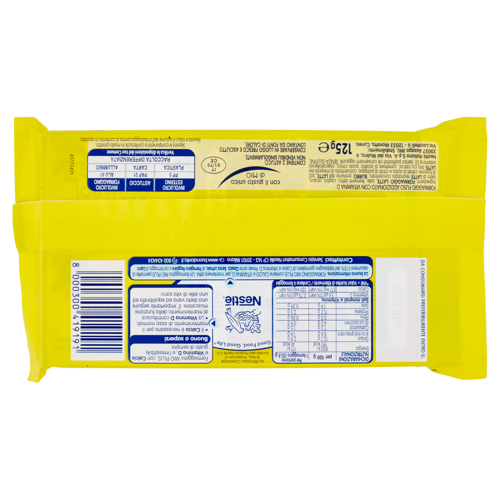 NESTLÉ MIO Formaggino Plus (6 formaggini) 125g