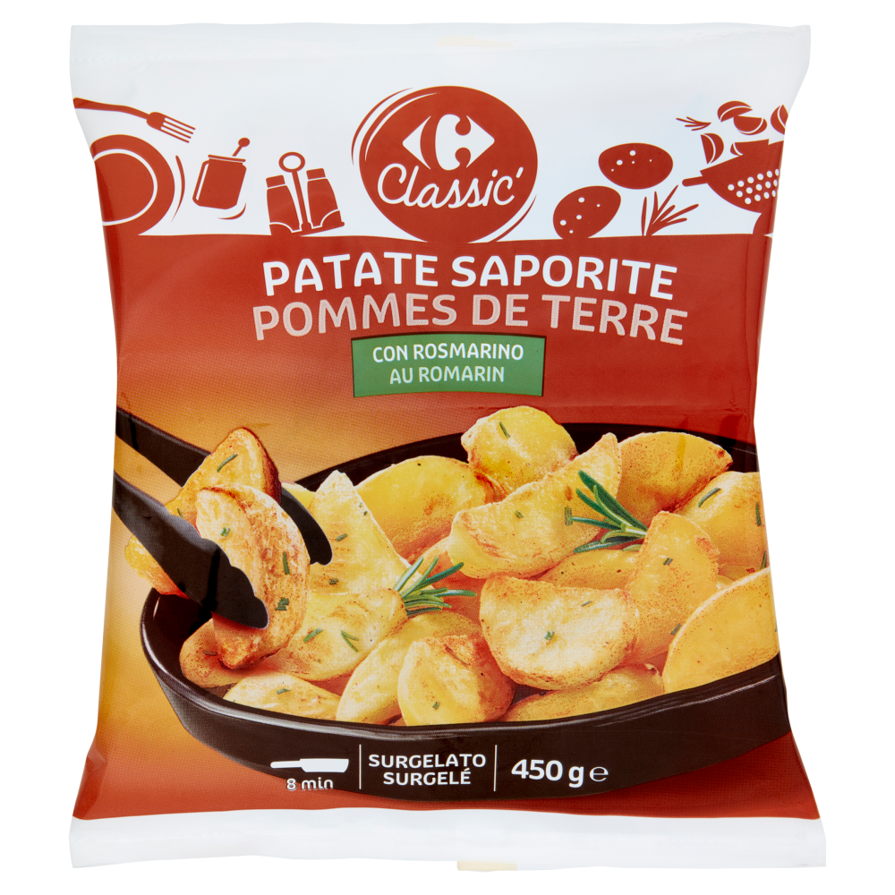 Carrefour Classic Patate Saporite con Rosmarino Surgelato 450 g