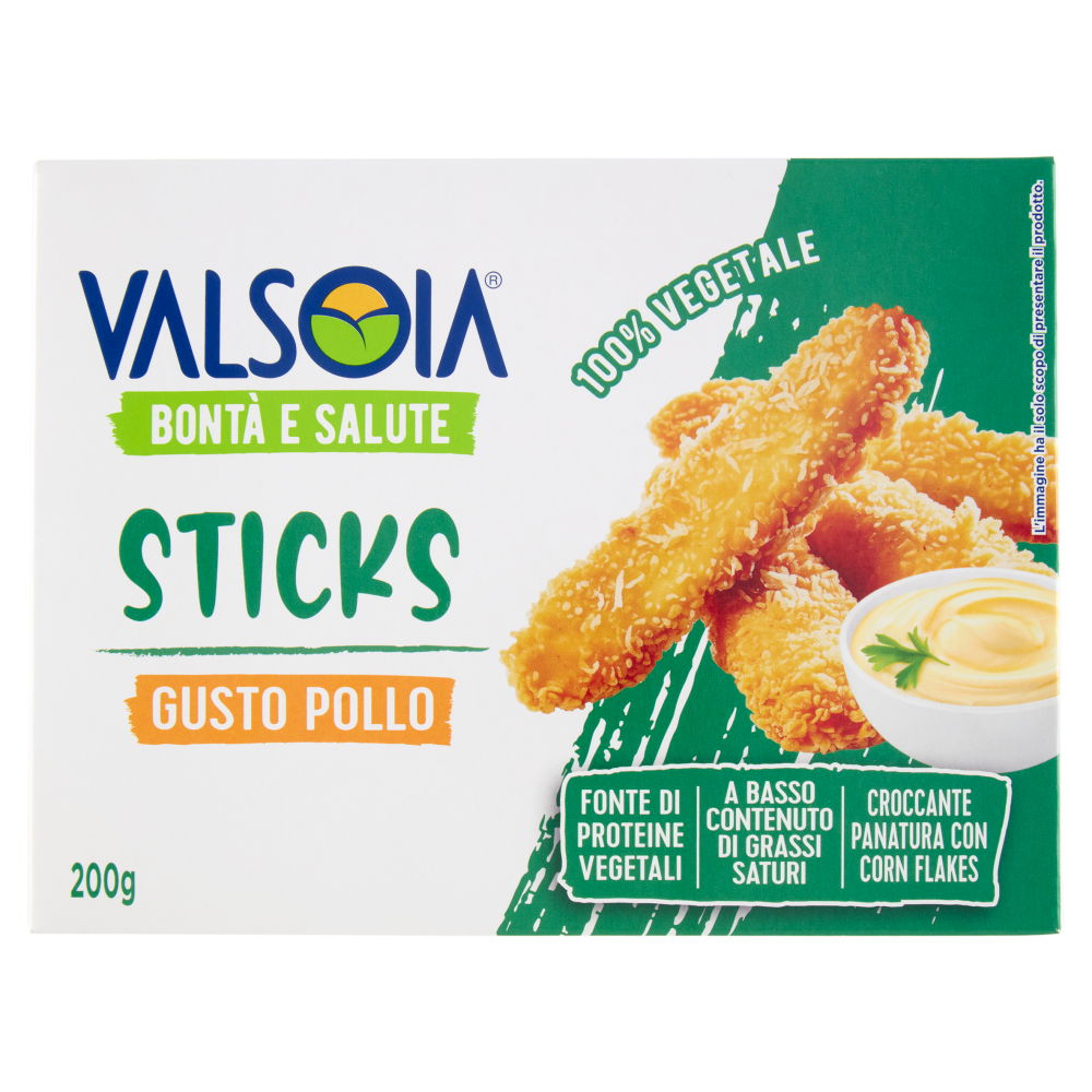 Valsoia Bontà e Salute Sticks Gusto Pollo 200 g