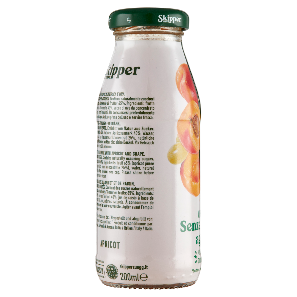 Zuegg Skipper Albicocca Senza zuccheri aggiunti* 200 ml