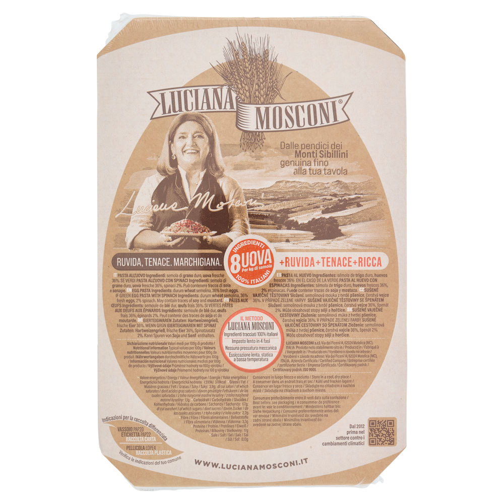Luciana Mosconi Pasta all'Uovo Tagliatelle all'uovo 250 g