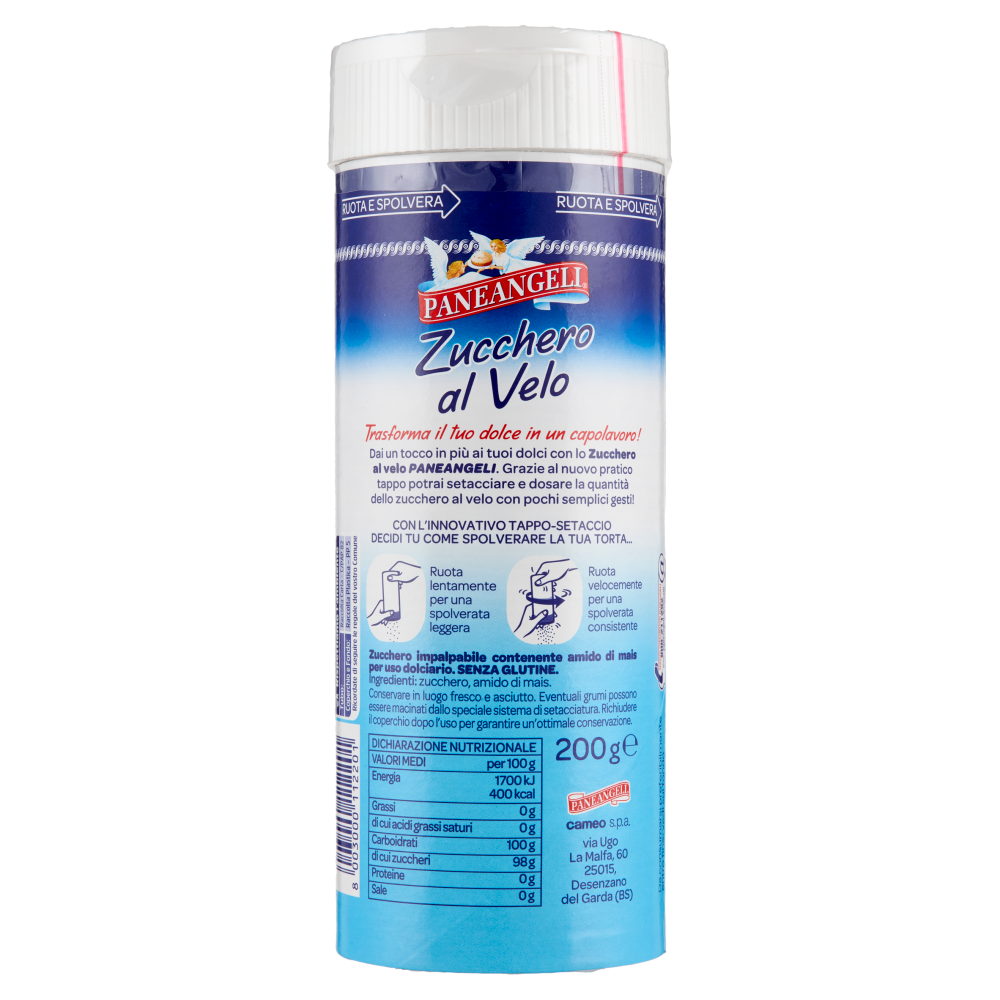 PANEANGELI decora con Zucchero al Velo 200 g