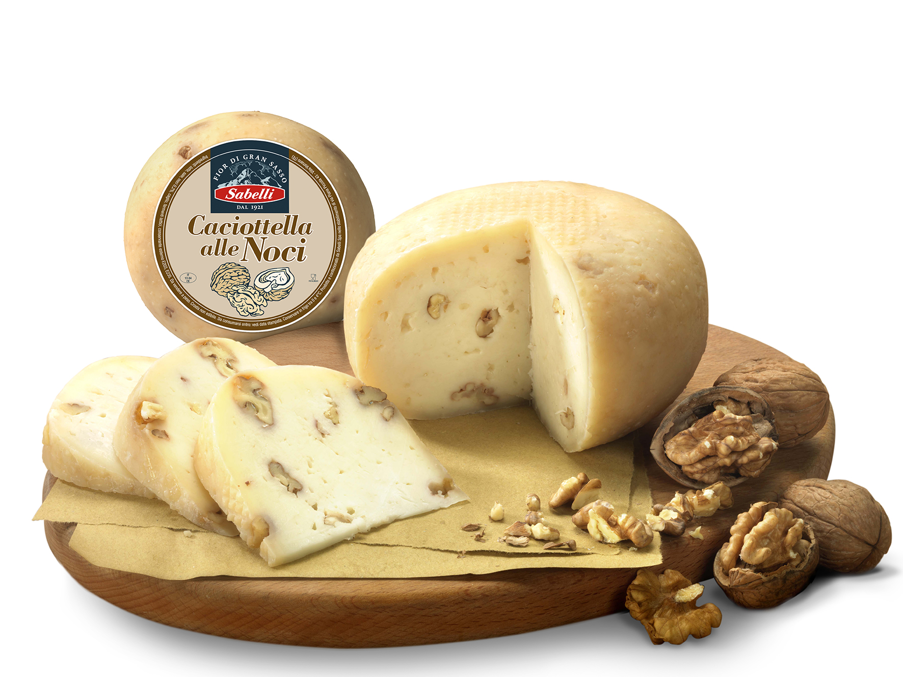 Caciotta piccola alle noci