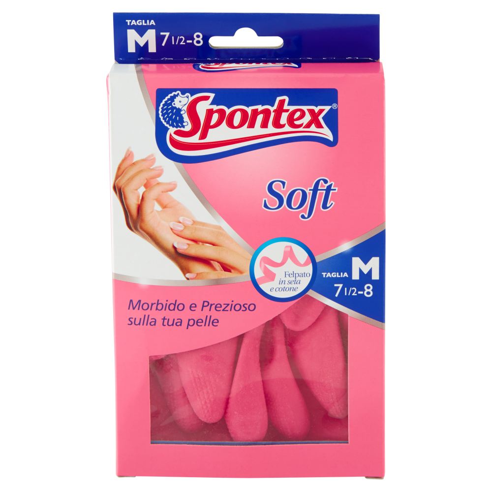Spontex Guanti Casalinghi Comfort Taglia M