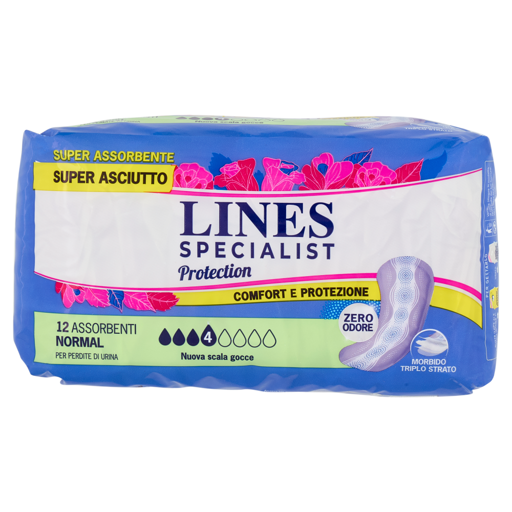 Lines Specialist Protection Assorbenti Normal 12 pz