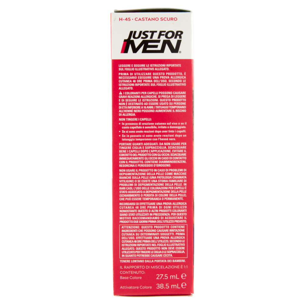 Just For Men Shampoo Colorante H-45 Castano Scuro