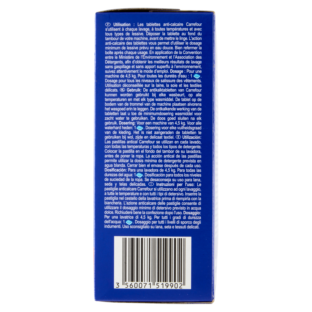 Carrefour Expert Classic Protect Pastiglie Anticalcare 40 x 10 g