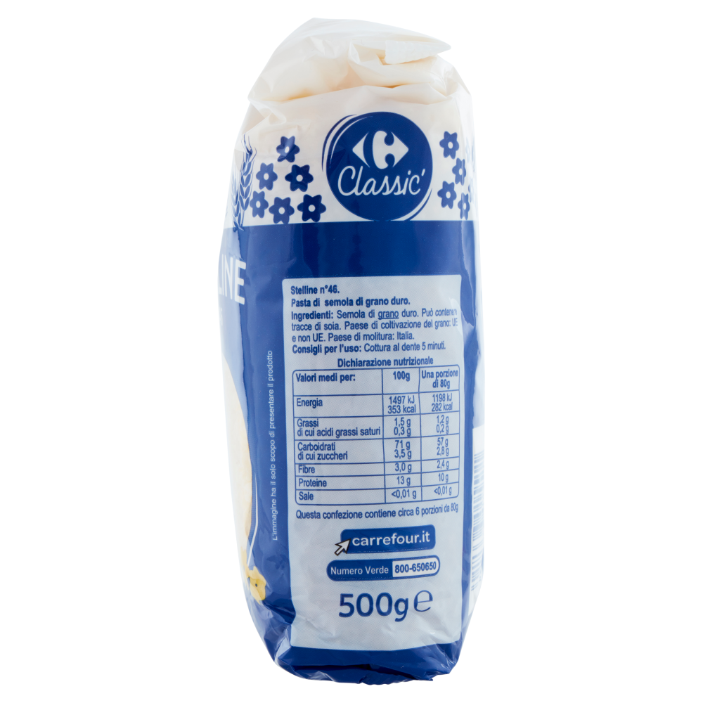 Carrefour Classic Stelline N.46 500 g