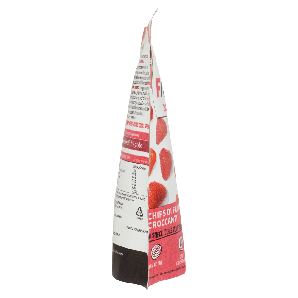 Orto al Sole Fragole al sole Chips di Fragole Croccanti 15 g