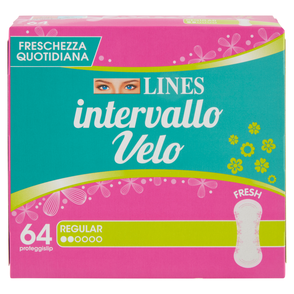 Lines intervallo Velo Regular Fresh 64 pz