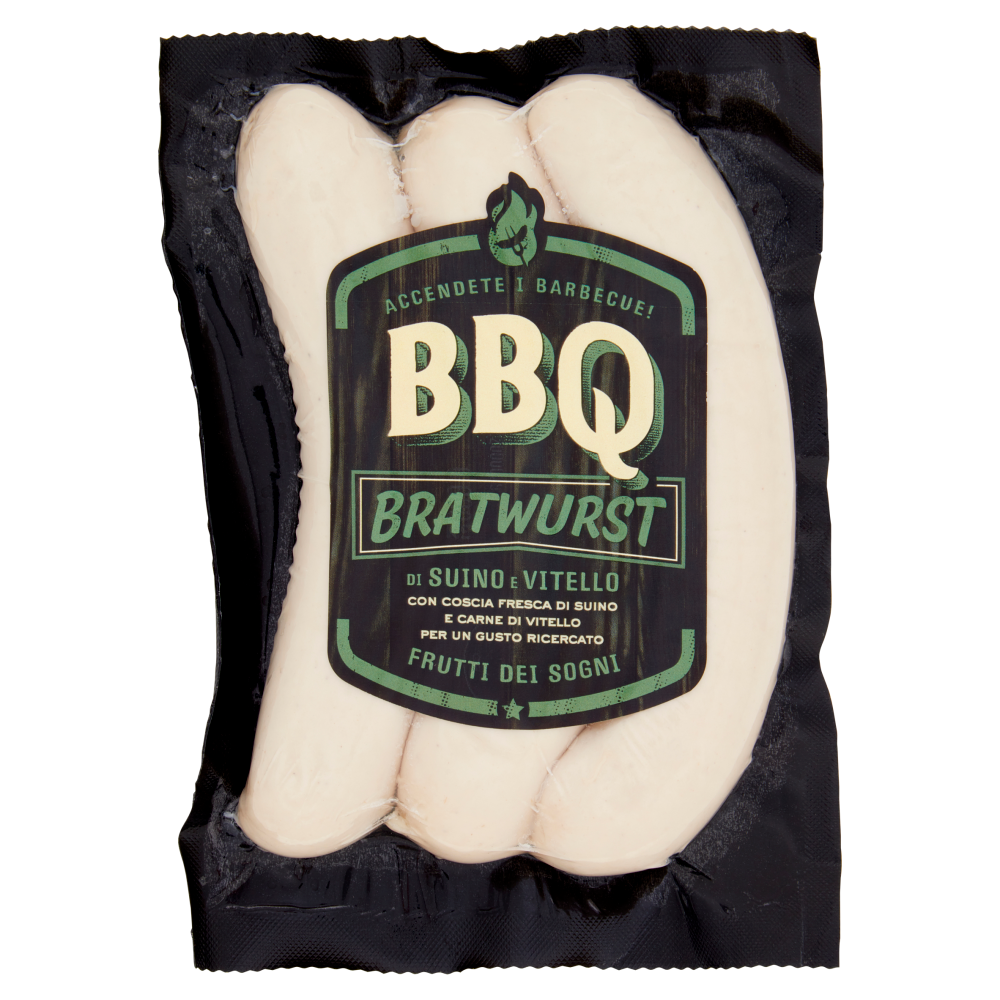 Frutti dei Sogni BBQ Bratwurst di Suino e Vitello 0,280 kg