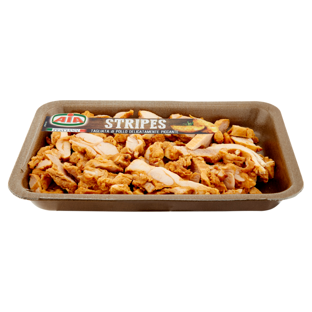 Aia Stripes Tagliata di Pollo Delicatamente Piccante 0,350 kg