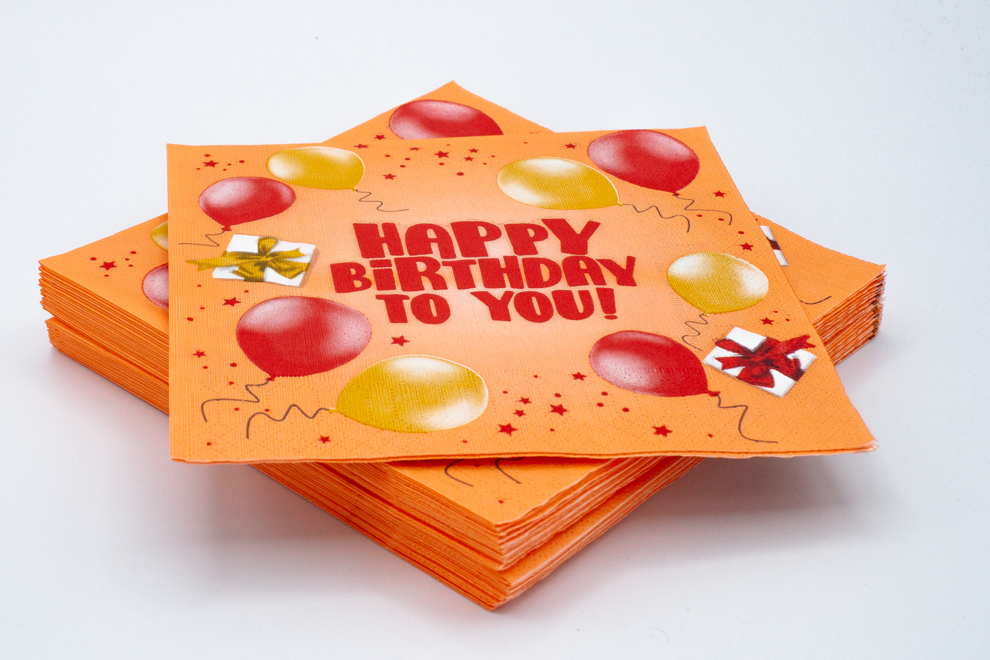 20 tovaglioli 33x33 3 veli Happy Birthday