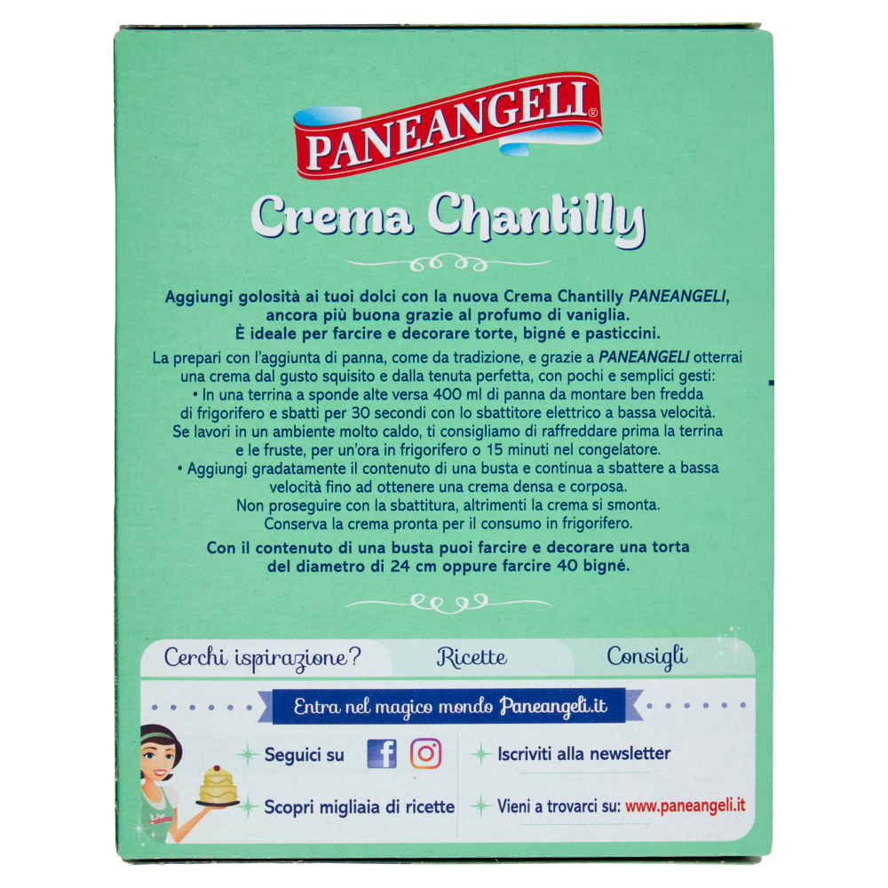 PANEANGELI Crema Chantilly 2 x 40 g