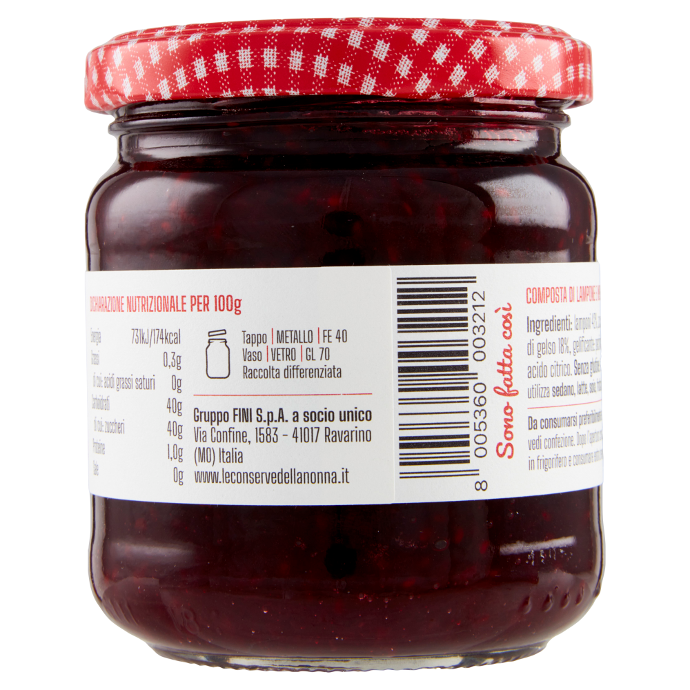 Le Conserve della Nonna Lampone e Gelso 210 g