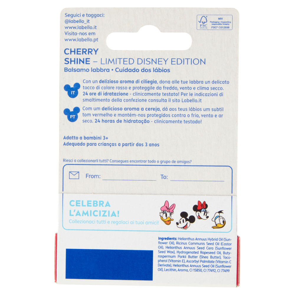 Labello Cherry Shine Minnie Disney Mickey and Friends 4,8 g