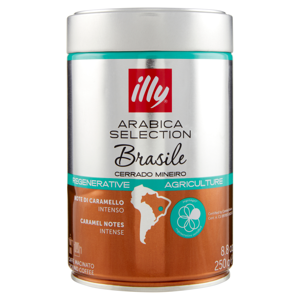 illy Arabica Selection Brasile Cerrado Mineiro Caff&egrave; Macinato 250 g