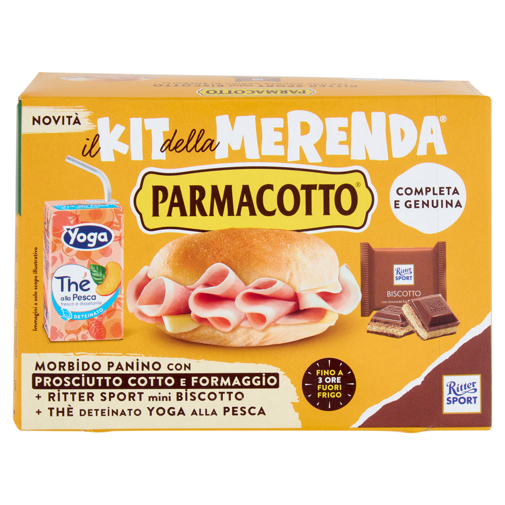 Parmacotto il Kit della Merenda Prosciutto Cotto e Formaggio