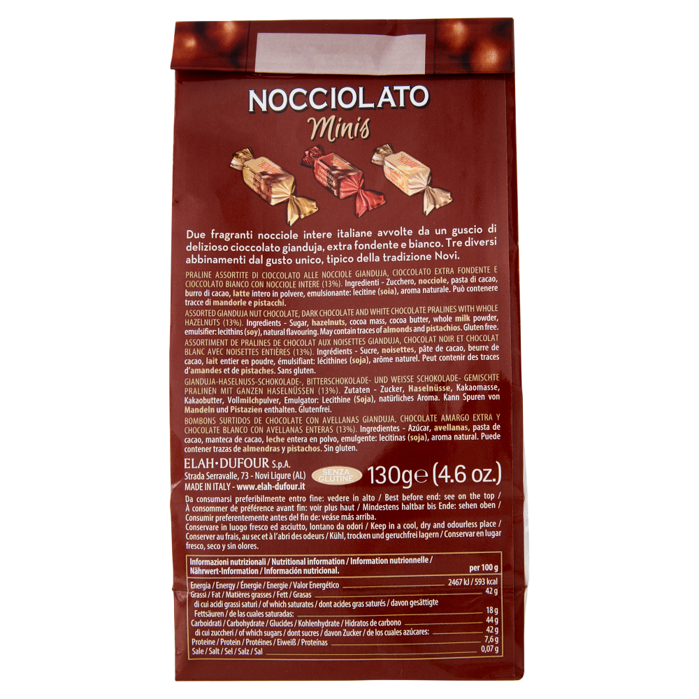 Novi Nocciolato Minis 130 g