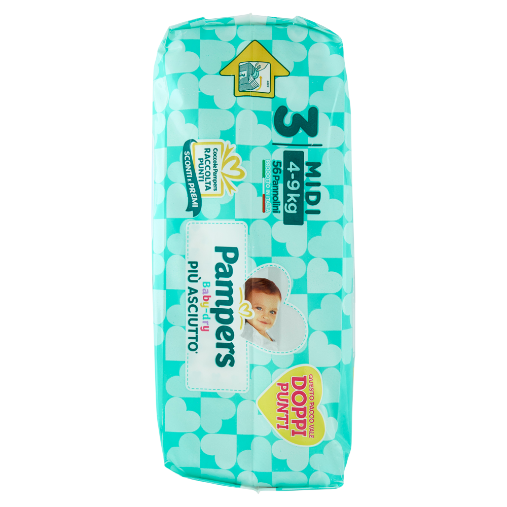 Pampers Baby-dry Midi 28 + 28 pz