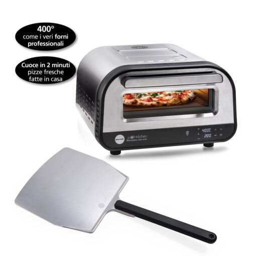 Macom 884 macchina e forno per pizza 1 pizza(e) 1700 W Nero, Acciaio inox
