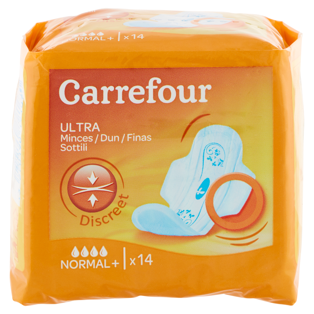 Carrefour Ultra Sottili Normal+ 14 pz