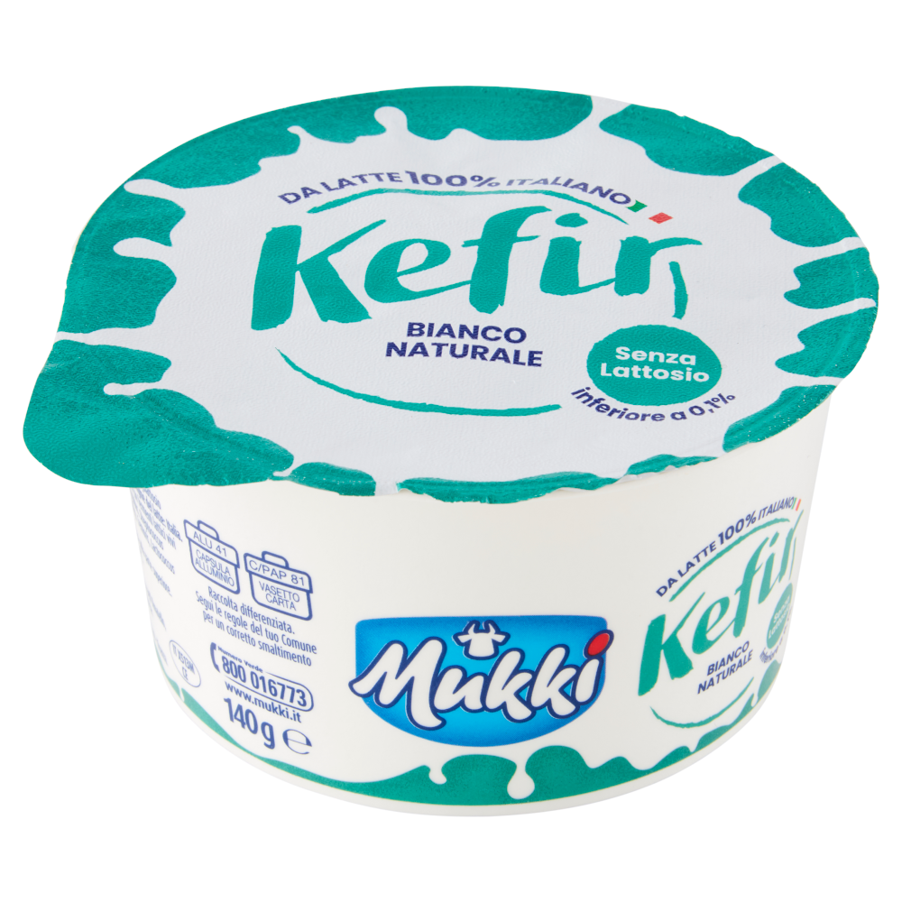 Mukki Kefir Bianco Naturale Senza Lattosio 140 g