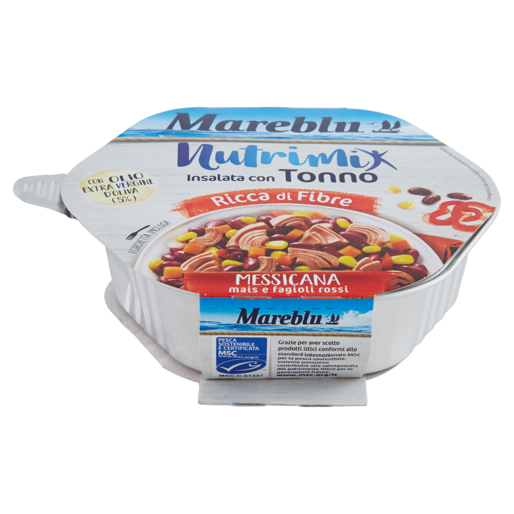 Mareblu Nurtimix Insalata con Tonno Ricca di Fibre Messicana 220 g