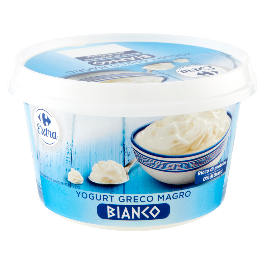 Carrefour Extra Yogurt Greco Magro Bianco 500 g