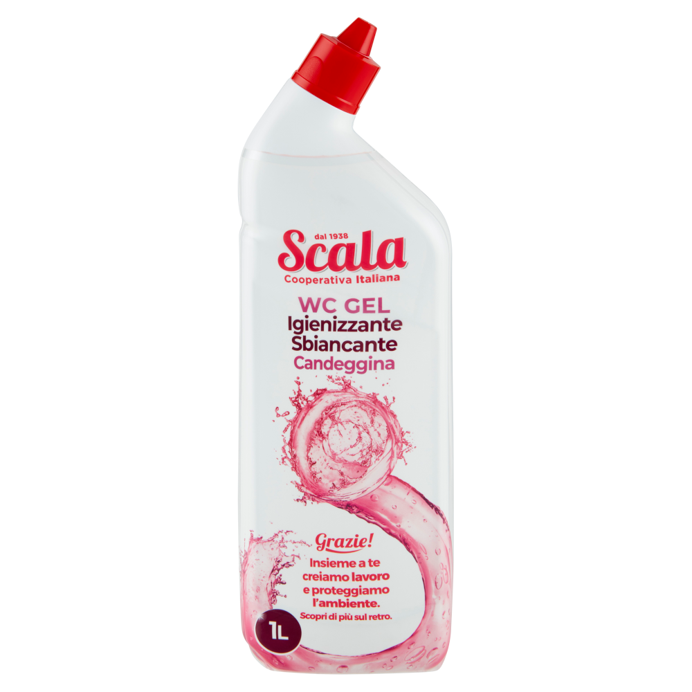 Scala WC Gel Igienizzante Sbiancante Candeggina 1L