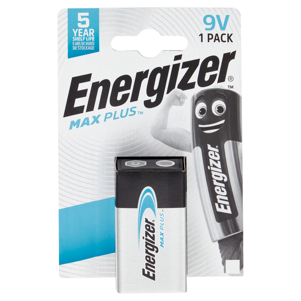 Energizer Max Plus Alkaline 9V 1 pz