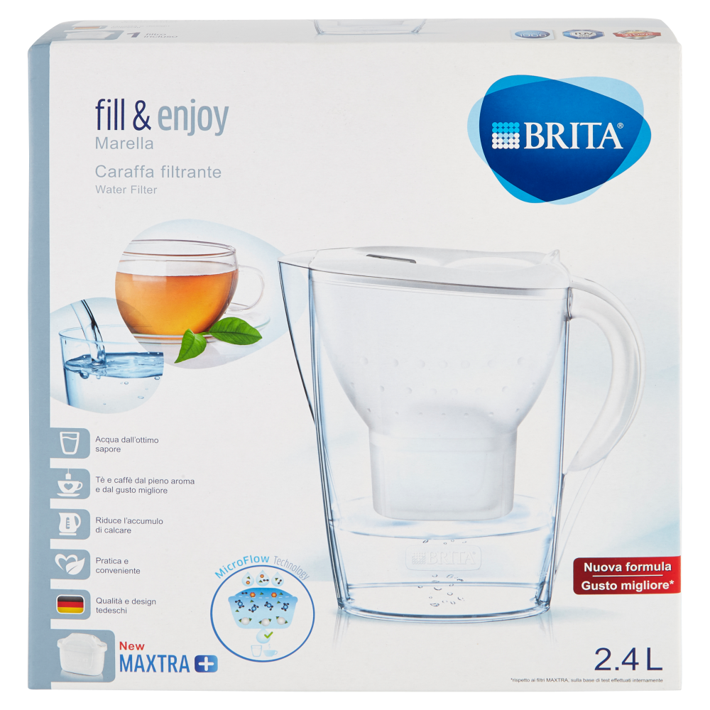 Brita fill & enjoy Marella Caraffa filtrante Maxtra+ 2.4 L