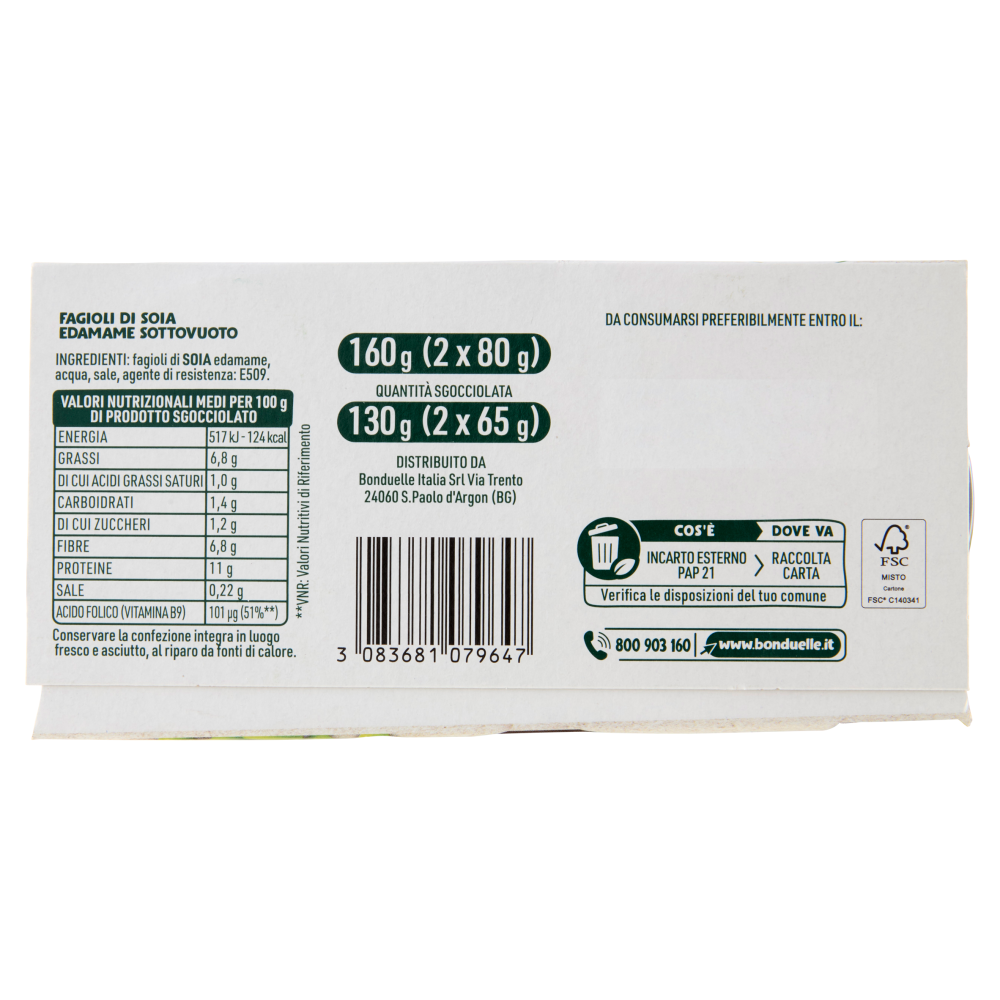 Bonduelle Legumeria Edamame 2 x 80 g