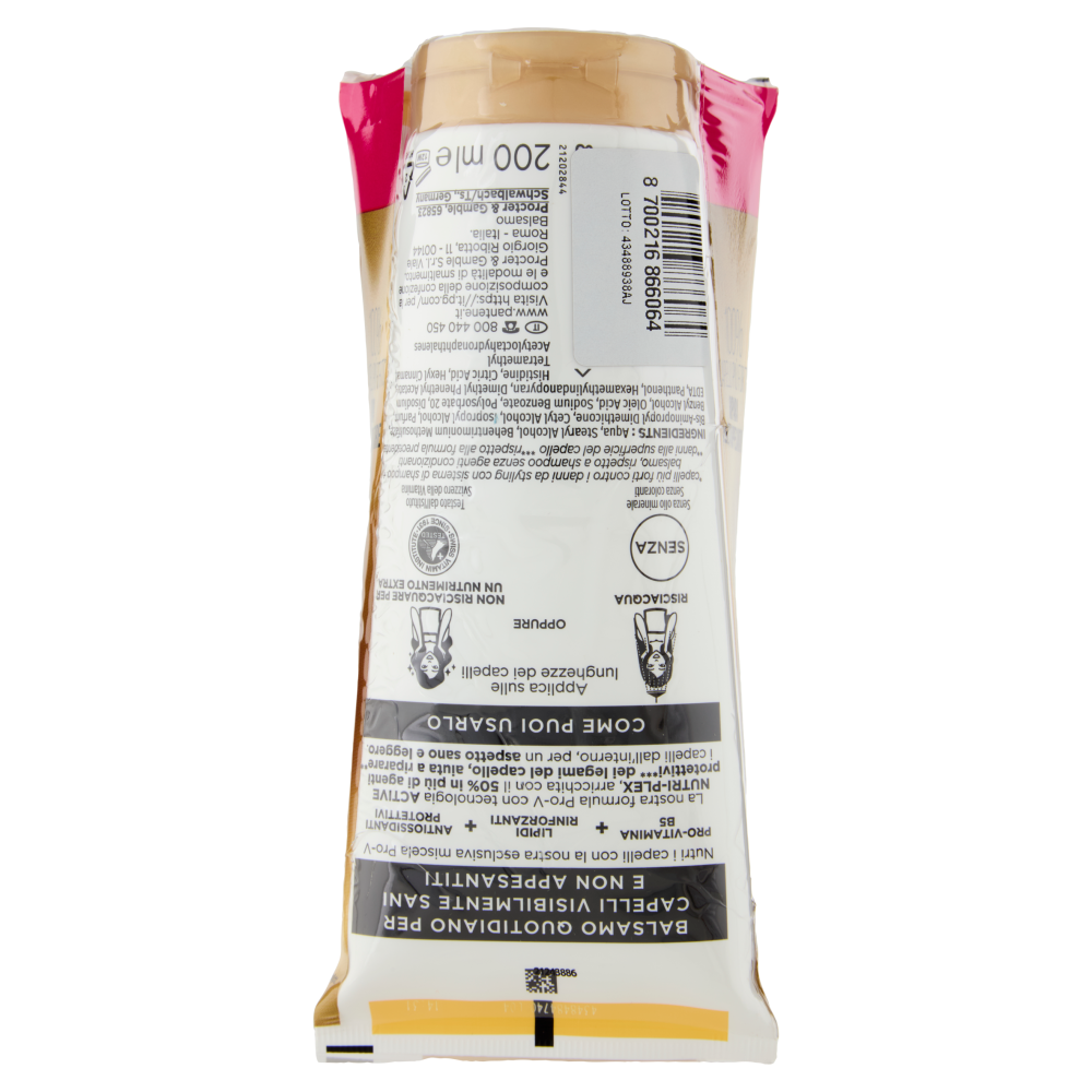 Pantene Pro-V Rigenera e Protegge Balsamo Active Nutri-Plex 2 x 200 ml