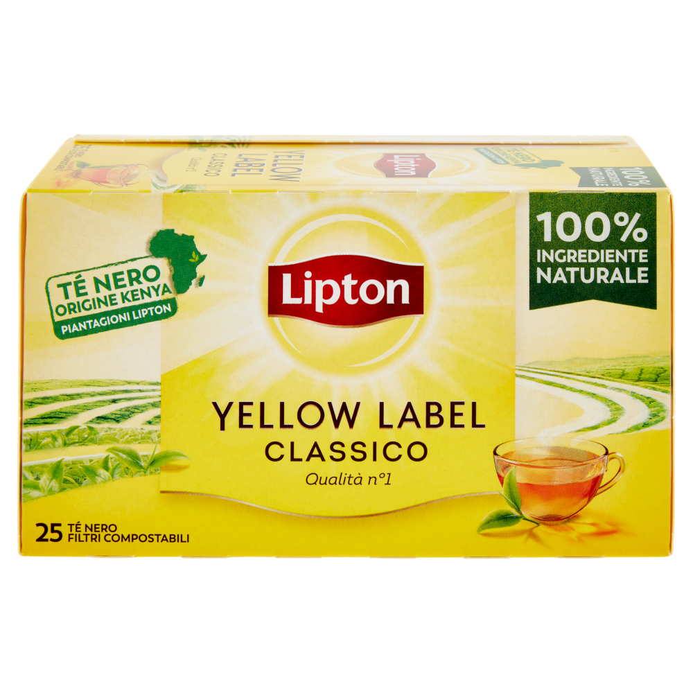 Lipton Yellow Label Classico 25 Filtri 37,5 g