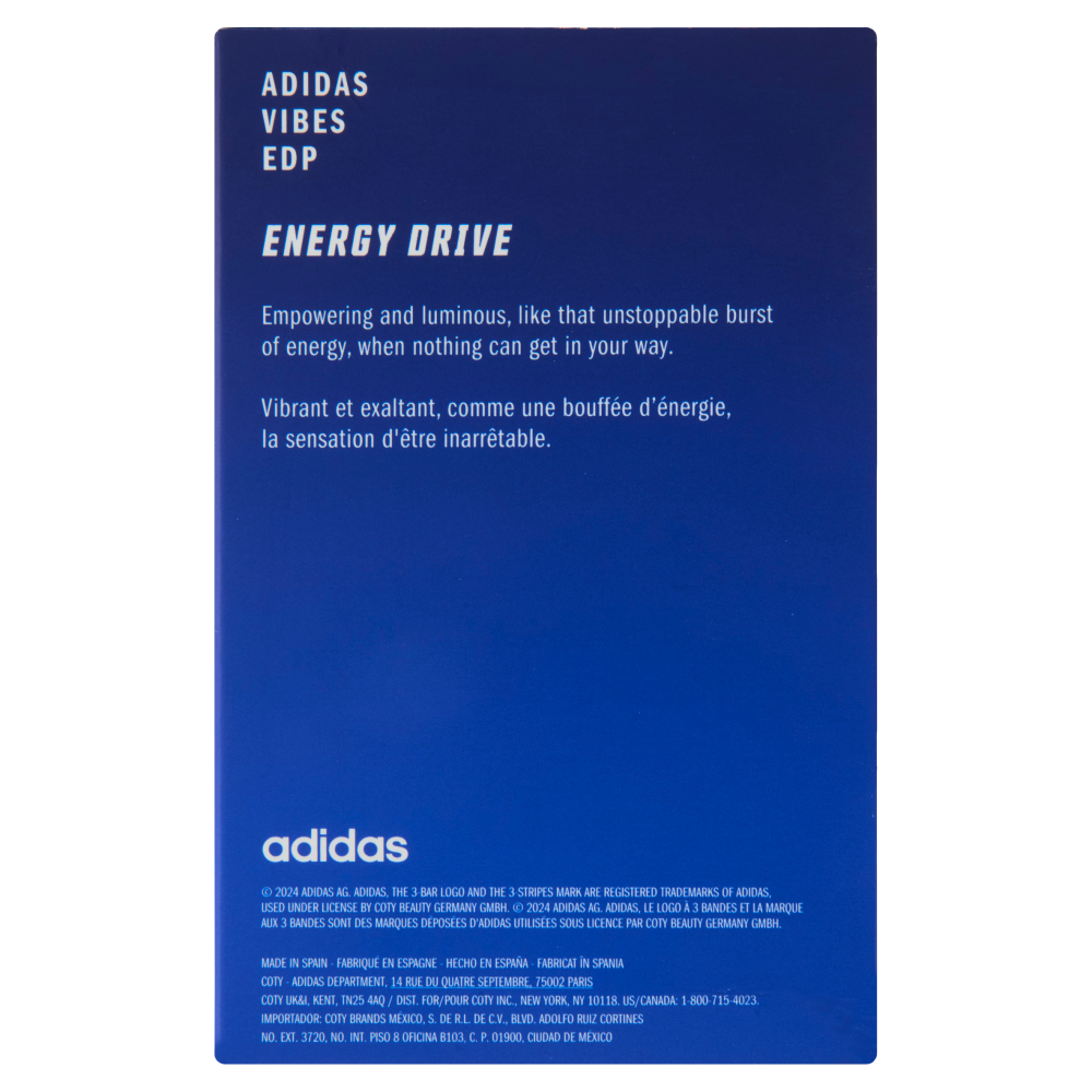 adidas Vibes Energy Drive Eau de Parfum 100 mL