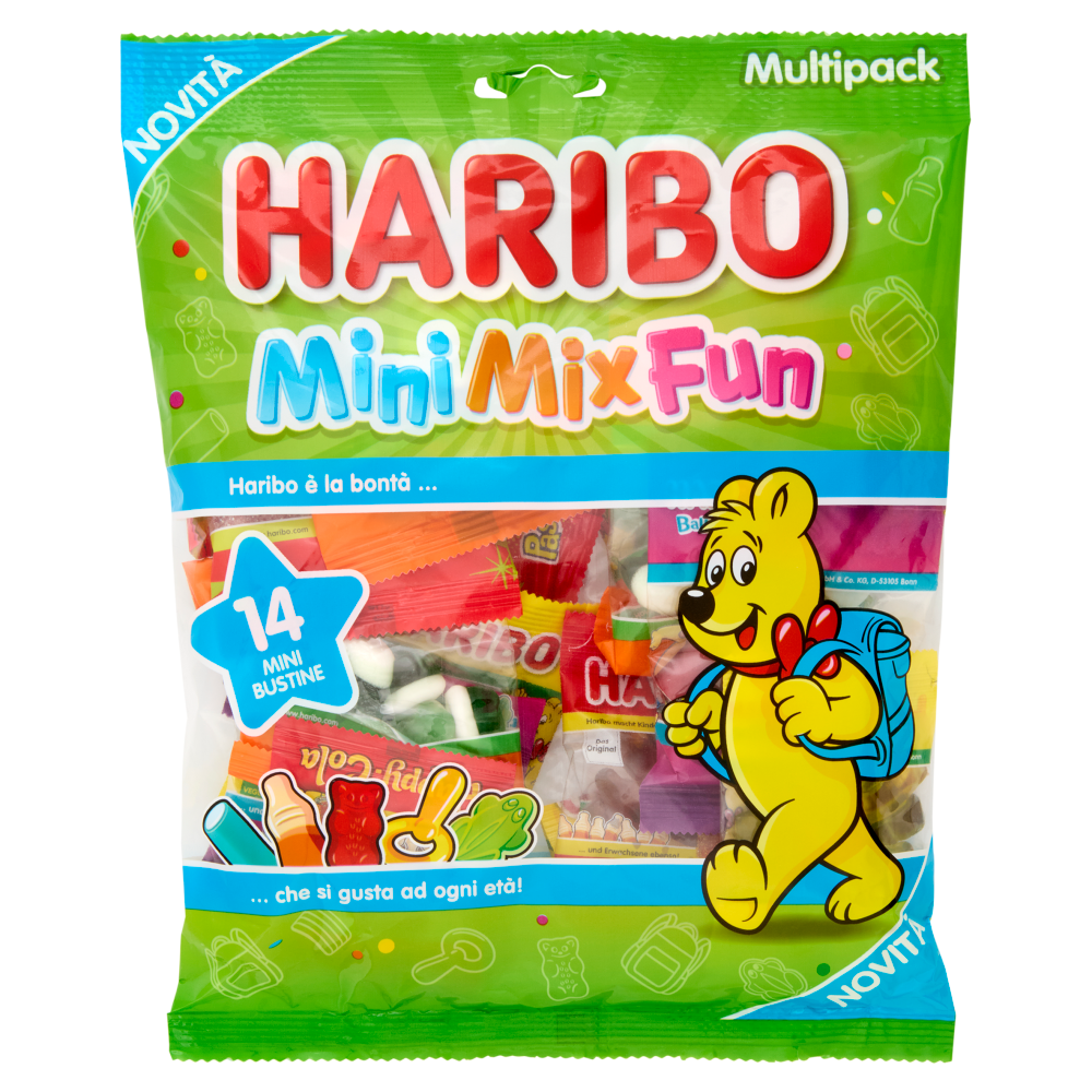 Haribo Mini Mix Fun 14 Mini Bustine 250 g