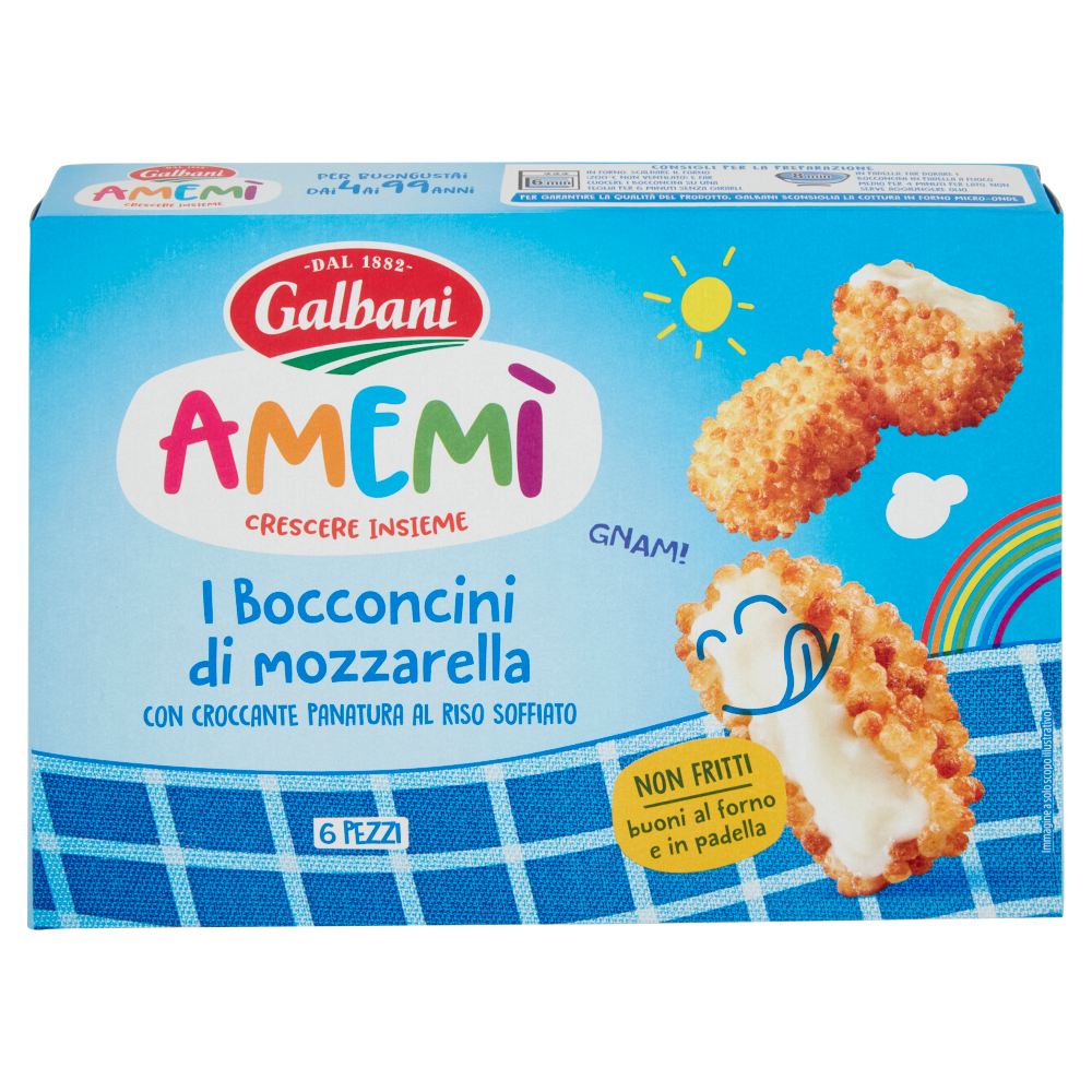 Galbani Amem&igrave; i Bocconcini di mozzarella 6 x 25 g